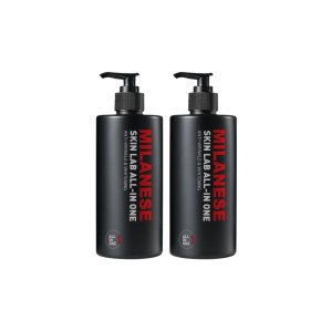 밀라네제 올인원 남성화장품 1+1 / 500ml+500ml / 미백효과+주름개선 기능성 남자 스킨 로션