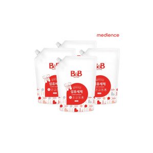비앤비 세제 1500ml 리필 4개입+(800ml 4입+50ml 4입+티슈 증정)_BB01