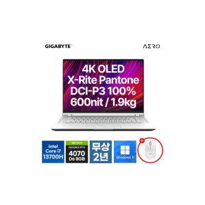 AERO 16 BSF OLED 13세대 인텔 i7 RTX 4070 크리에이터 노트북